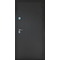 Дверь металл. ЭКОТЕРМО Муар графит/Велютто бьянко